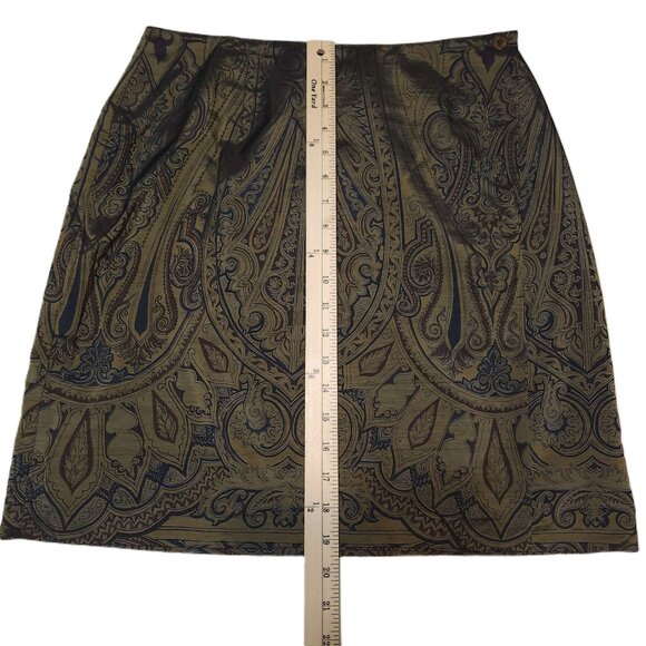 ❤️ 4/$20 I-Lyse Hart skirt & jacket set outfit Size 14 Slight iridescence - Picture 13 of 14